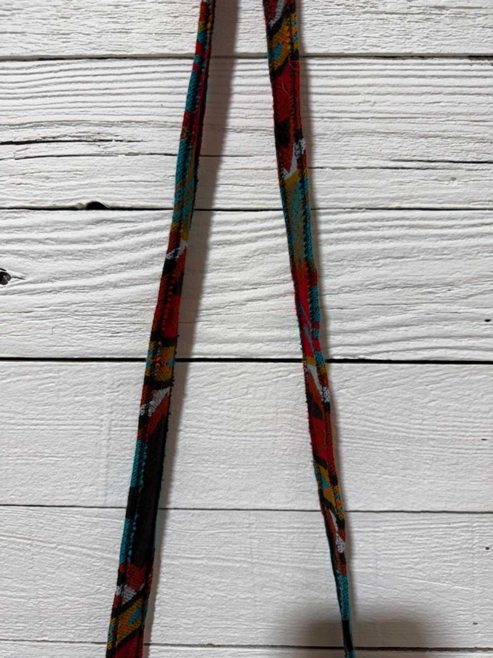 Turquoise and Red Aztec Crossbody Bag - Picture 6 of 6
